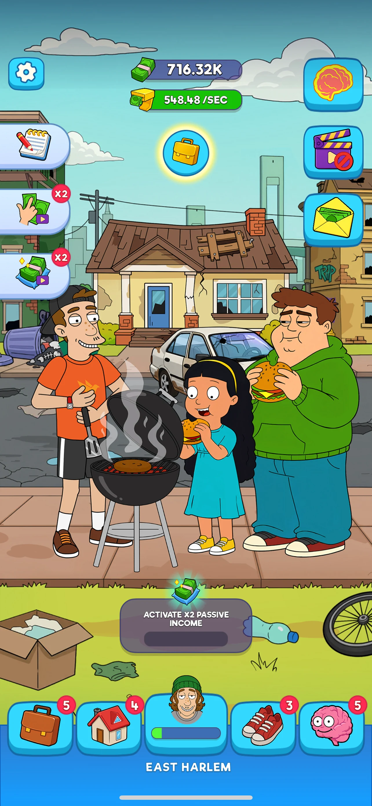 Billy Broke: Idle Simulator screenshot